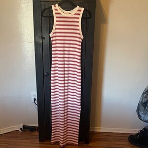 Universal Thread Red and White Striped Dress